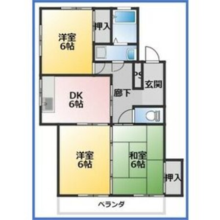 サンライト東刈谷の物件間取画像